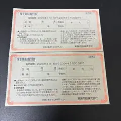 東海汽船株主優待券【2枚】のサムネイル