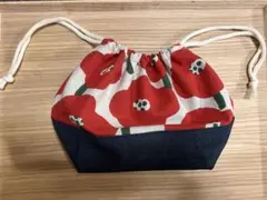 ❀✿❀花柄お弁当巾着袋【ハンドメイド】❀✿❀