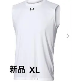 新品UAチーム スリーブレス シャツXL