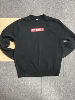 NIKE ブラック スウェット Mサイズ JUST DO IT.