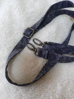 ペイズリー柄のハンドメイドストラップ