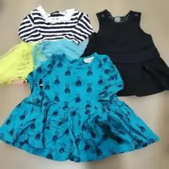 ベビー 70cm ワンピース next babyGAP 3枚 チュール タイツ