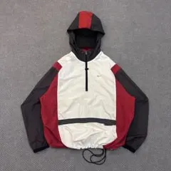 90s NIKE ナイロンジャケット　短丈　銀タグ　アノラックパーカー
