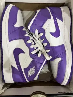 NIKE AIR JORDAN 1 パープル ホワイト♡のサムネイル