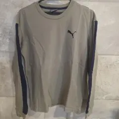 PUMA グレー 長袖カットソー Sサイズ