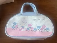 ハローキティ エナメルバック 2006年 美品 サンリオ レトロ 水色 匿名配送