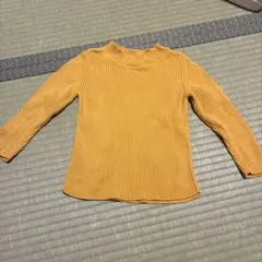 familiar 長袖カットソー 80 マスタード