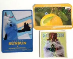 パペットスンスン matsukiyoコラボ カード＆ステッカー　3点セット未使用