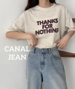 【CANAL JEAN】mar　THANKS半袖Tシャツのサムネイル