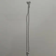 シルバーカラー シンプルチェーンネックレス