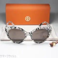 ◆ToryBurch トリーバーチ ブラックホワイトMarbleサングラスのサムネイル