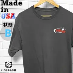 【一点物】オーバーサイズTシャツ アメカジ 古着 グレー ワンポイントロゴ