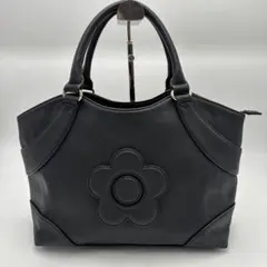 極美品】MARY QUANT シュリンクデイジーエンボス トート 黒 - メルカリ