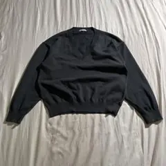 美品 Vネック ニット チャコール old GAP KAPITAL