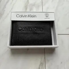 Calvin Klein 折りたたみ財布　カルバンクラインCK ブラック