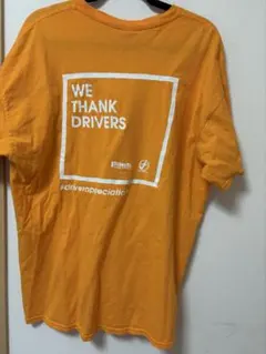 企業ロゴTシャツ XL オレンジ バックプリント GILDAN USA古着のサムネイル