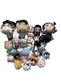 アニメ、キャラクター等ぬいぐるみ、くるみたぴぬい 25点まとめ売り