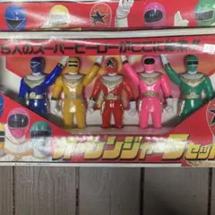 未開封 ハーティロビン 1993 五星戦隊ダイレンジャー ソフビ 6体 希少