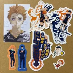 ハイキュー Vリーグ モバイルステッカー フレークシール 影山飛雄 日向翔陽