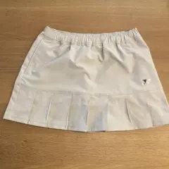 YONEX ホワイト プリーツスカート JP L