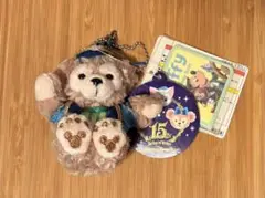 東京ディズニーシー 15周年 ダッフィー Duffy ぬいぐるみストラップ