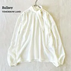 トゥモローランド Ballsey ブラウス シャツ ボウタイ シルキークロス M