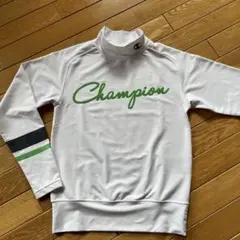 Champion モックネック シャツホワイト白　Sのサムネイル