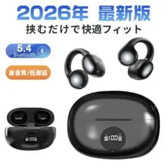 2026年最新版 ワイヤレスイヤホン ブラック