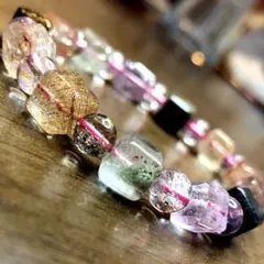 スーパーセブンルチルクォーツ マニカラン水晶ガーデンクォーツピーターサイト