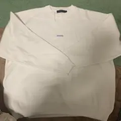 RAGEBLUE ロゴ入りセーター 白