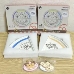 ポケピース 一番くじ G賞 ピザ型プレート ヒバニー ゴンベ ラバーチャーム