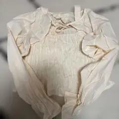 アイボリー バルーンスリーブ トップス