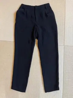 yori セレモニーピンタックパンツ 34 ネイビー - メルカリ