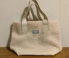 marble SUD マーブルシュッド ボアトートバッグ ベージュ もこもこのサムネイル