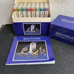 カセット・テープ/8本組/世界の行進曲ベストコレクション/ブックレット付き/