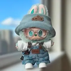 らぶぶ　LABUBU 水色服 17CM LABUBU適用