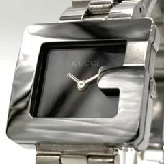 【稼動】 グッチ 腕時計 クォーツ Gフェイス スクエア レディース 新品電池