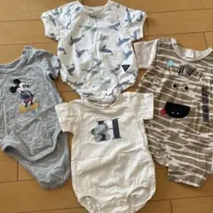お値下げ 半袖ロンパース 80 4枚セット