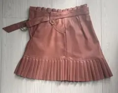 ZARA プリーツスカート ベルト付き
