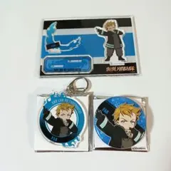 炎炎ノ消防隊　パーン　アクリルスタンド　アクリルキーホルダー　缶バッジ