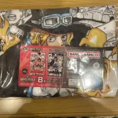 一番くじ ワンピースカードゲーム B賞 カードデザインブランケット サボ