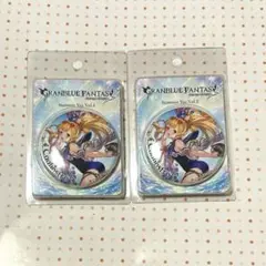 最安値 グラブル サイコンビニ カリオストロ ブリスター 缶バッジ 2点