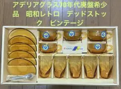 a*i様 アデリア　昭和レトロ　70年代　グラスティーカップ5セット