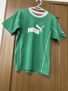 【美品】PUMA グリーン 半袖 Tシャツ 160cm