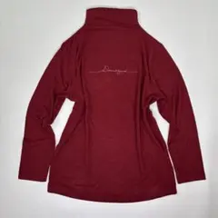 長袖ニット セーター ハイネック M-L シンプル カジュアル 古着