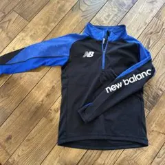 new balance ジャージ 140 JPN 黒/青