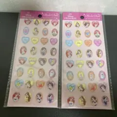 Disney プリンセス 立体シール 2シートセット