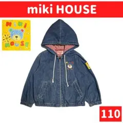 miki HOUSE/ミキハウス デニム ジャンバー size110 レトロ