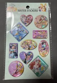 セリアseriaウォーターシールディズニープリンセスボンドロぷっくりステッカー