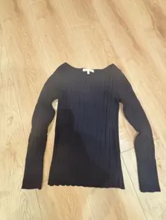 PROPORTION リブ編み長袖セーター サイズ2